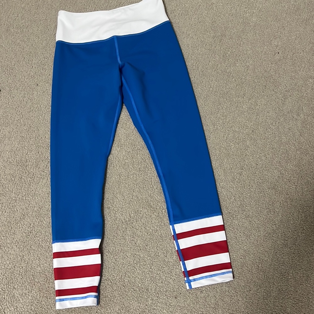 - Rare ❤️🤍💙 Red White and Blue ZYIA Leggings